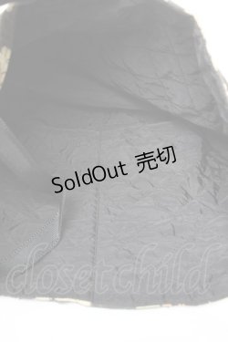 画像4: PINK HOUSE / シロツメクサ柄バケツバッグ  黒 Y-26-02-09-042-LO-BG-SZ-ZY