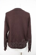 画像2: axes femme / パール付きニット  茶 Y-26-02-11-041-AX-TO-SZ-ZT630 (2)