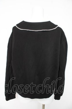 画像2: axes femme POETIQUE / 猫刺繍トップス  黒 Y-26-02-11-042-AX-TO-SZ-ZY