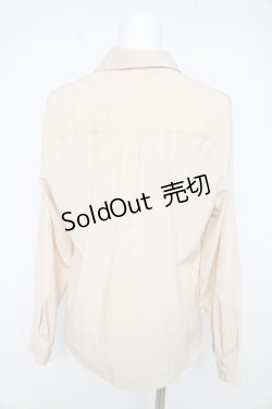 画像2: Fi.n.t / ネクタイツキビッグカラーシャツ  生成り Y-26-02-11-046-CA-BL-SZ-ZS