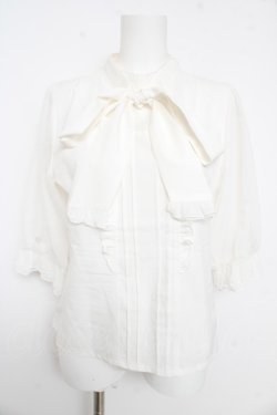 画像1: axes femme POETIQUE / チュール切替トップス  白 Y-26-02-11-049-AX-TO-SZ-ZY