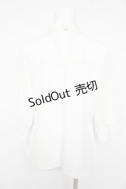 画像2: axes femme POETIQUE / チュール切替トップス  白 Y-26-02-11-049-AX-TO-SZ-ZY