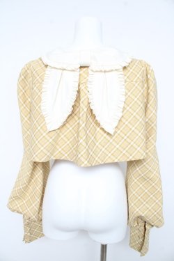 画像2: Hoshibako Works / チューリップさんバルーンスリーブボレロ M イエロー Y-26-02-11-052-LO-JA-SZ-ZY