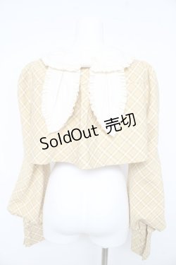 画像2: Hoshibako Works / チューリップさんバルーンスリーブボレロ M イエロー Y-26-02-11-052-LO-JA-SZ-ZY