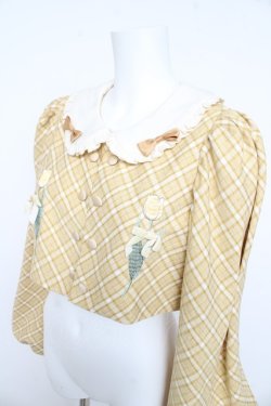 画像3: Hoshibako Works / チューリップさんバルーンスリーブボレロ M イエロー Y-26-02-11-052-LO-JA-SZ-ZY