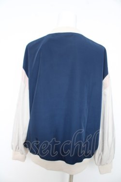 画像2: Fi.n.t / フロントロゴシシュウスタジャン  紺 Y-26-02-11-053-CA-TO-SZ-ZY