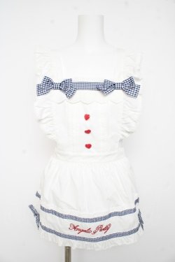 画像1: Angelic Pretty / Fancy Ribbonエプロン  白 Y-26-02-11-054-AP-OP-AS-ZY