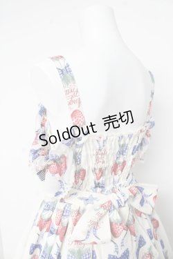 画像5: Angelic Pretty / Strawberry Dollジャンパースカートset  アイボリー Y-26-02-11-056-AP-OP-AS-ZY