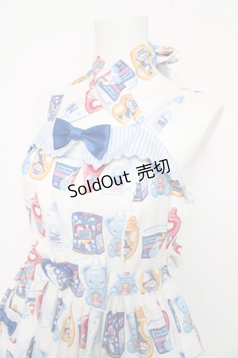 画像3: Angelic Pretty / Sunny Smile Laundryジャンパースカート  アイボリー Y-26-02-11-057-AP-OP-AS-ZY (3)