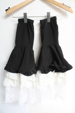 画像5: MABLE / 別衿・姫袖付きドレスワンピース  黒×白 Y-26-02-11-059-GO-OP-SZ-ZY