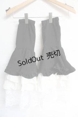 画像5: MARBLE / 別衿・姫袖付きドレスワンピース  黒×白 Y-26-02-11-059-GO-OP-SZ-ZY