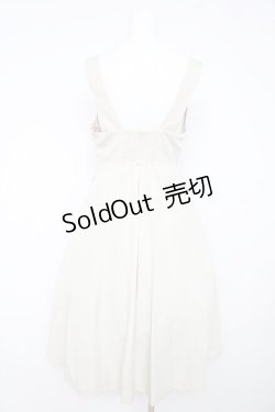 画像2: F i.n.t / チェーンビット使いディープVネックジャンパースカート  グリーン Y-26-02-11-061-CA-OP-SZ-ZY