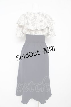 画像2: axes femme / 切替ワンピース  紺 Y-26-02-11-065-AX-OP-SZ-ZY