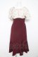 画像1: axes femme / 切替ワンピース  ワイン Y-26-02-11-066-AX-OP-SZ-ZY (1)