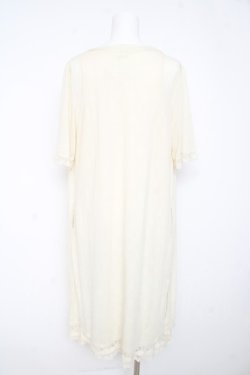 画像2: axes femme / ロングジレ付きカーディガン M 生成り Y-26-02-11-069-AX-TO-SZ-ZY