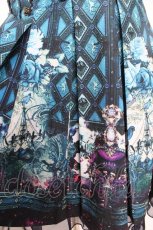 画像3: Ozz oneste / マスカレード柄ジャンスカ  青 Y-26-02-11-070-OO-OP-SZ-ZI (3)