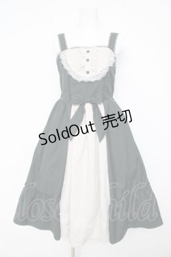 画像1: axes femme kawaii / 童話の小公女ジャンスカ M グリーン Y-26-02-11-073-AX-OP-SZ-ZY