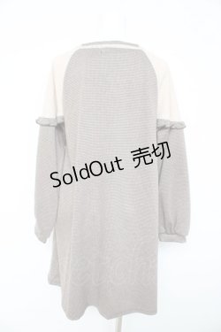 画像2: axes femme / ヨーク切替千鳥柄カットチュニ M 茶 Y-26-02-11-076-AX-OP-SZ-ZT0214C