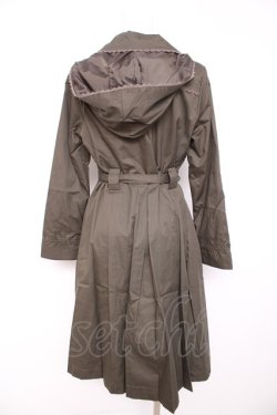 画像2: axes femme / ロングトレンチコート M カーキ Y-26-02-11-083-AX-CO-SZ-ZY