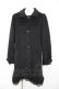 画像1: axes femme / バックレースアップコート  黒 Y-26-02-11-084-AX-CO-SZ-ZY (1)