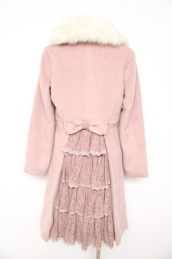 画像2: axes femme / バックティアードコート  ピンク Y-26-02-11-086-AX-CO-SZ-ZY