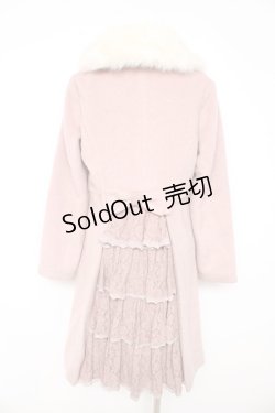 画像2: axes femme / バックティアードコート  ピンク Y-26-02-11-086-AX-CO-SZ-ZT0213G