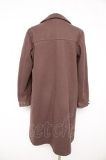 画像2: axes femme / レース使いテーラードコート M 茶 Y-26-02-11-089-AX-CO-SZ-ZTC072 (2)