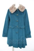 axes femme / ファー襟コート M グリーン Y-26-02-11-091-AX-CO-SZ-ZY