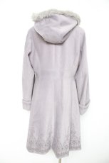 画像2: axes femme / バラ刺繍フード付コート L グレーY-26-02-11-094-AX-CO-SZ-ZTC023 (2)