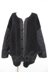 画像1: axes femme / ボア×キルティングジャケット  黒Y-26-02-11-095-AX-JA-SZ-ZTC023 (1)