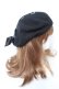 画像4: axes femme POETIQUE / レースアップベレー帽 F 黒 Y-26-02-11-012-AX-AC-SZ-ZY (4)
