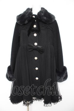 画像1: Angelic Pretty / Babydollコート  黒 Y-26-02-11-098-AP-CO-SZ-ZY
