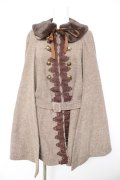 axes femme / クラシックケープコート M 茶 Y-26-02-11-099-AX-CO-SZ-ZY