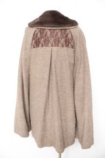 画像2: axes femme / クラシックケープコート M 茶Y-26-02-11-099-AX-CO-SZ-ZTC023 (2)
