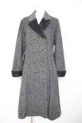 axes femme / ダブルブレストテーラーコート M 黒 Y-26-02-11-100-AX-CO-SZ-ZY