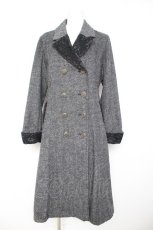 画像1: axes femme / ダブルブレストテーラーコート M 黒Y-26-02-11-100-AX-CO-SZ-ZTC023 (1)