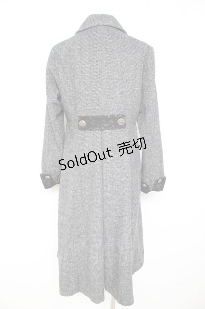 画像2: axes femme / ダブルブレストテーラーコート M 黒Y-26-02-11-100-AX-CO-SZ-ZTC023 (2)