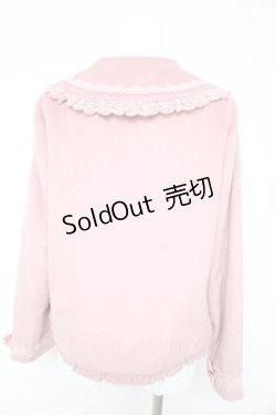 画像2: axes femme kawaii / レースフリルショートコート M ピンクY-26-02-11-102-AX-CO-SZ-ZTC019