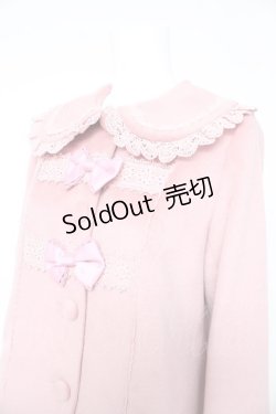 画像3: axes femme kawaii / レースフリルショートコート M ピンクY-26-02-11-102-AX-CO-SZ-ZTC019