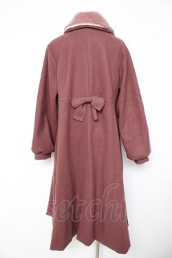 画像2: ｍ petit by misako / AM*リボンコート  ピンク Y-26-02-11-104-LO-CO-SZ-ZY