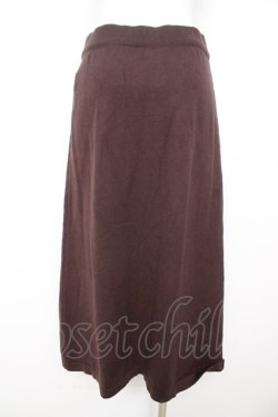 画像2: axes femme / ニットスカート  茶 Y-26-02-11-109-AX-SK-SZ-ZY