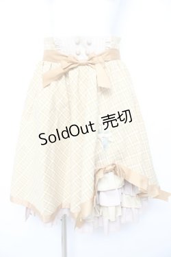 画像1: Hoshibako Works / チューリップさん　チェックスカート M イエロー Y-26-02-11-111-LO-SK-SZ-ZY