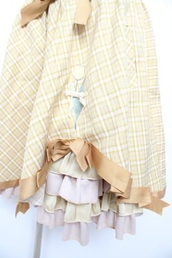 画像3: Hoshibako Works / チューリップさん　チェックスカート M イエロー Y-26-02-11-111-LO-SK-SZ-ZY