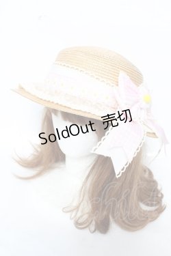 画像1: Angelic Pretty / マーガレットドールストローハット  ピンク Y-26-02-11-016-AP-AC-AS-ZY