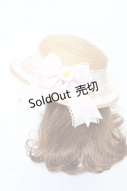 画像2: Angelic Pretty / マーガレットドールストローハット  ピンク Y-26-02-11-016-AP-AC-AS-ZY