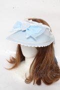Angelic Pretty / Toy's Donut Dinerサンバイザー  サックス Y-26-02-11-020-AP-AC-AS-ZY