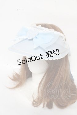 画像1: Angelic Pretty / Toy's Donut Dinerサンバイザー  サックス Y-26-02-11-020-AP-AC-AS-ZY