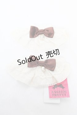 画像1: Angelic Pretty / みならいPatissiereお袖とめ  ブラウン Y-26-02-11-023-AP-ZA-AS-ZY