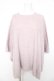画像1: axes femme / ハイネックニットポンチョ M ピンク Y-26-02-11-039-AX-TO-SZ-ZY (1)