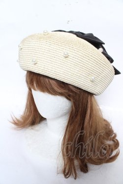 画像2: axes femme kawaii / リボンサマーベレー  黒 Y-26-02-13-055-AX-AC-SZ-ZY